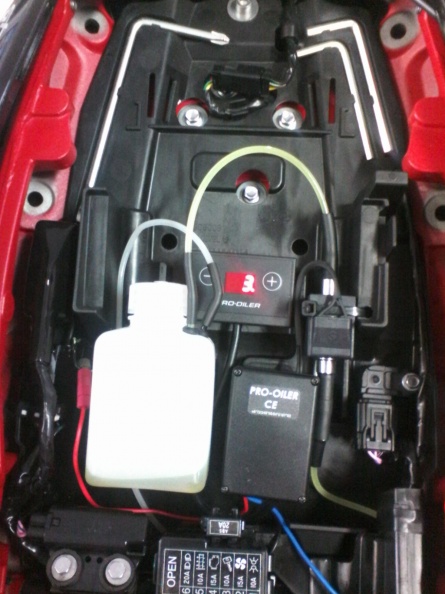 All components are fitted under the seat, we prefer mounting the controller within reach of the rider to adjust for rain and dusty conditions container pump controller junction box.jpg